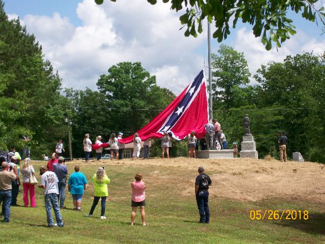 Giant Confederate Battle Flag goes up somewhere in America in response to the Battle flag and monument haters and the perpetually offended in America