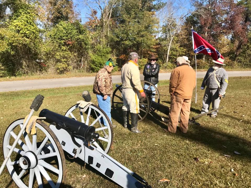 Grave dedication for Pvt. Wiley Hill Young, 7th Alabama Cavary, Co. C & G. at the Rock Creek Cemetery